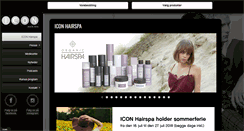 Desktop Screenshot of iconhairspa.dk