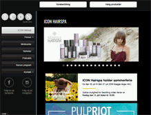 Tablet Screenshot of iconhairspa.dk